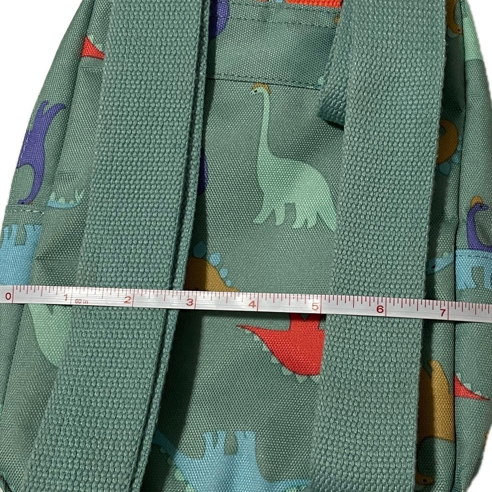 Dinosaur Print Kids Backpack Green Toddler Preschool - Picture 5 of 5